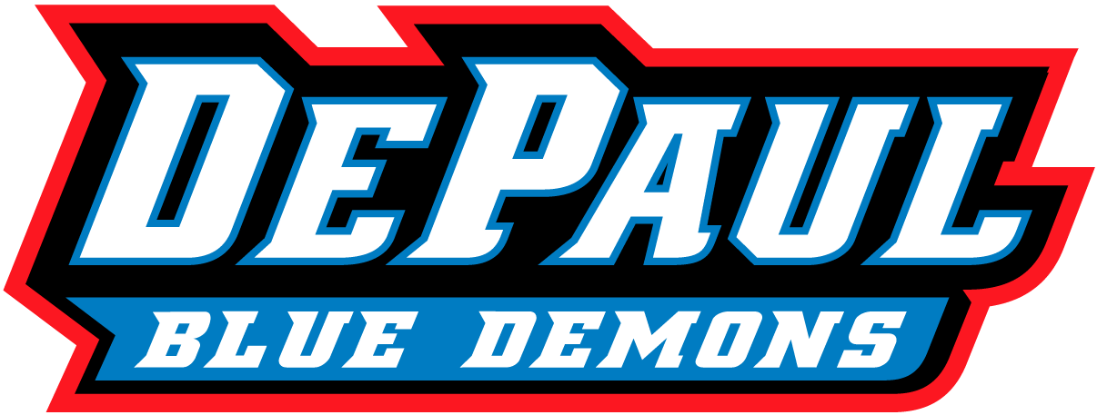 DePaul Blue Demons 1999-Pres Wordmark Logo 01 vinyl decal